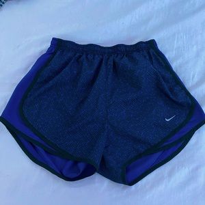 blue nike shorts